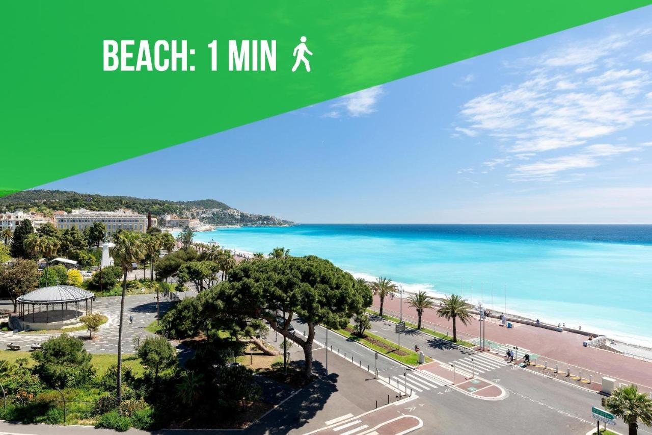 Sea - 2 Bedroom - Kitchen - Wifi - Tramway - Air Conditioner Nizza Kültér fotó
